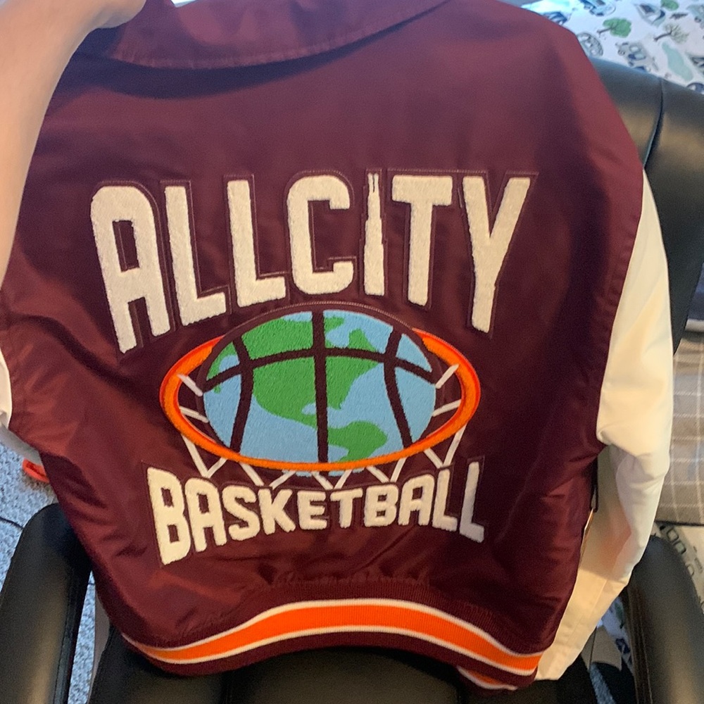 Just Don All city letterman jacket